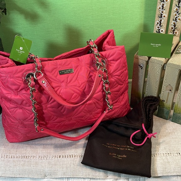 ♠️ KATE SPADE ♠️ Quilted Maryanne Gold Coast   Shoulder Bag - NWT - Picture 3 of 11